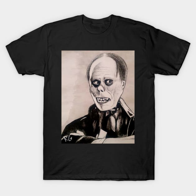 The Phantom of the Opera T-Shirt by RG Illustration